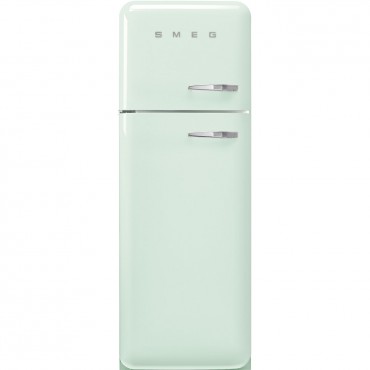 SMEG FAB30LPG5 felüfagyasztós retro hűtő, 172 cm, 222+72 liter, 0°zóna, balos, pasztelzöld