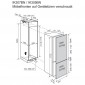 Electrolux IK305BNL beépíthető, kombi hűtőszekrény, NoFrost 177,7 cm, 57 cm mély