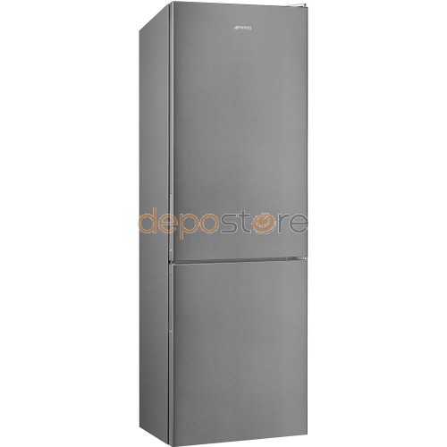 SMEG FC18EN1X kombinált hűtő 186 cm 324 liter