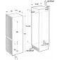 Gorenje NRKI4182E1 A++ NoFrost Beépíthető Kombinált hűtőszekrény
