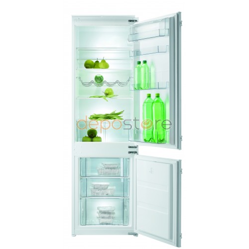 Gorenje RCI4181AWV beépíthető kombinált hűtőszekrény, A+, 178 cm