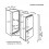 AEG SCB41611LS beépíthető, alulfagyasztós hűtőszekrény, A+, 158 cm