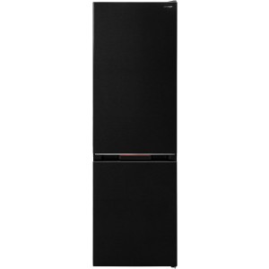 Sharp SJ-BB05DTXKD-EU Alulfagyasztós fekete hűtőszekrény, 288 liter, 180 cm