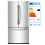 Samsung RF62HERS1/XEO Alulfagyasztós Hűtőszekrény, A+, 177 cm
