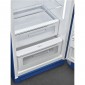 SMEG FAB28RBE5 Egyajtós hűtő retro design, 150 cm magas, 244+26 l űrtartalom, jobb oldali pántok, kék