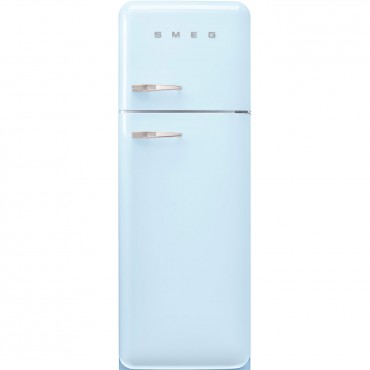 SMEG FAB30RPB5 felüfagyasztós retro hűtő, 172 cm, 222+72 liter, 0°zóna, jobbos, világoskék