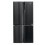 Haier HTF-610DSN7 alulfagyasztós hűtőszekrény, 90 cm széles, 4 ajtós