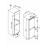 AMICA EKGC16169 Beépíthető kombinált hűtőszekrény, A+, 158 cm