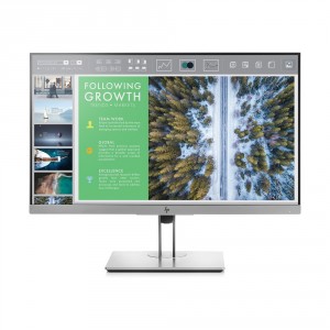 LCD HP 24" EliteDisplay E243; black/silver, B+;1920x1080, 1000:1, 250cd/m2, VGA, HDMI, DisplayPort,