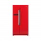 Gorenje NRS9182BRD Side by side amierikai típusú hűtőszerkény, piros