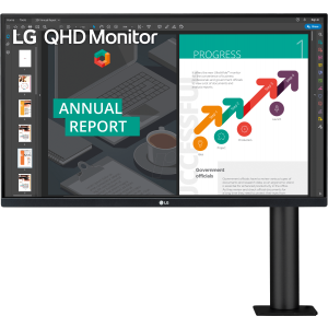 LG 27QN880 27'' méretű QHD IPS monitor HDR10-zel és AMD FreeSync™ technológiával