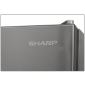 Sharp SJ-LC41CHDIE Egyajtós Hűtőszekrény 186cm Inox 390Liter