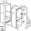 AEG SCB61824LF beépíthető alulfagyasztós hűtő-Outlet, kicsomagolt