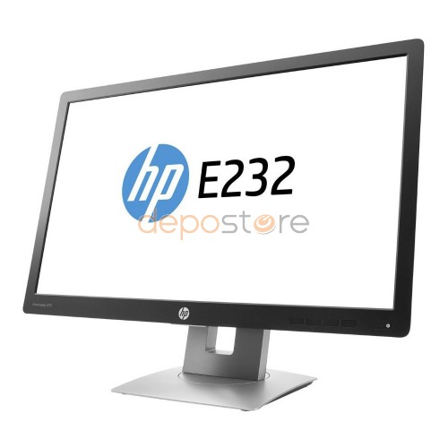 LCD HP EliteDisplay 23" E232; black/silver, B+;1920x1080, 1000:1, 250 cd/m2, VGA, HDMI, DisplayPort,