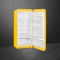 SMEG FAB28RYW5 Egyajtós hűtő retro design, 150 cm magas, 244+26 liter, jobbos, sárga