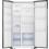 Gorenje NRS918FMX Side-by-side amerikai típusú hűtőszerkény Inox 178cm - szépséghibás