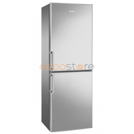 Amica KGC384110E A+++ Alulfagyasztós hűtő 148 cm INOX