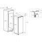 KitchenAid  KCBNR12600 beépíthető egyajtós hűtő, 122 cm, 209 Liter, Csomagolt