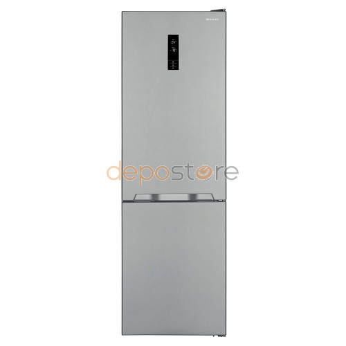 Sharp SJ-BA10IEXI2 alulfagyasztós hűtőszekrény, No-Frost, A++, 263 kWh / év, (Hűtők)