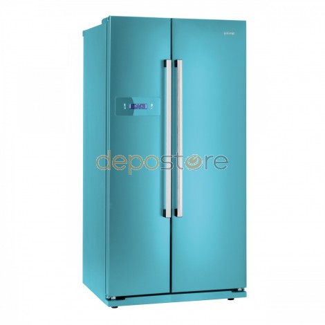 Gorenje NRS85728BL amerikai típusú hűtőszekrény (ÚJSZERŰ ÁLLAPOTBAN, 3 hónap garancia)