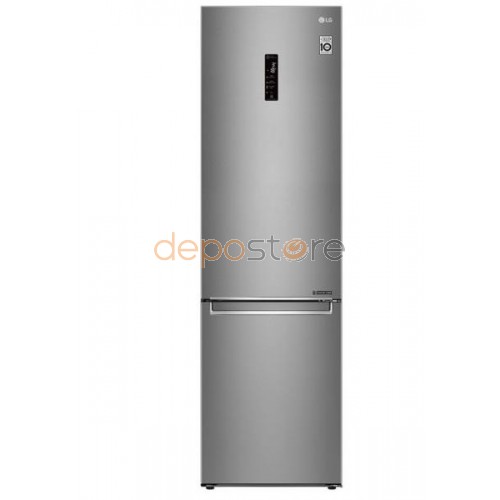 LG GBB72SADFN Kombinált hűtőszekrény, 277L, M:203cm, NoFrost, SmartDiagnosis, Wifi, A+++ energiaosztály, Inox
