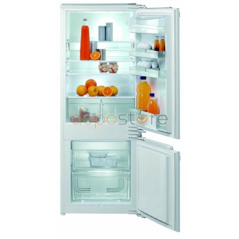 Gorenje RKI5151AW A+ Beépíthető Kombinált hűtő 145 cm