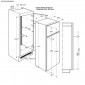 Progress PKT1441 beépíthető felülfagyasztós hűtőszekrény 144,5 cm, A+