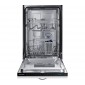 Samsung DW50K4050BB beépíthető mosogatógép, A+, 45 cm