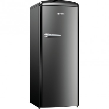 Gorenje ORB153BK-L egyajtós, retró hűtőszekrény, fekete színben