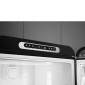SMEG FAB32RBL5 Alul fagyasztós NoFrost Retro hűtő 331 liter 197 cm jobbos, fekete