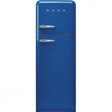 SMEG FAB30RBE5 felüfagyasztós retro hűtő, 172 cm, 222+72 liter, 0°zóna, jobbos, kék