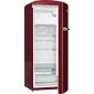 Gorenje ORB153R A+++ Egyajtós, Retró hűtőszekrény, vörös Jobbos 154 cm