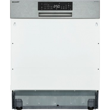 Sharp QW-NA24S42DI  beépíthető, frontvezérelt mosogatógép, A+++, 15 teríték