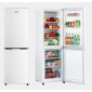 Goddess RCD0150GW8A Kombinált hűtőszekrény A+ 150 cm magas