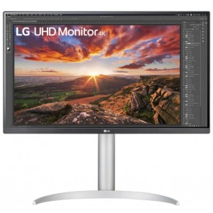 LG 27UP850-W LED monitor, 27", IPS, UHD 4K, 60Hz, 5ms, DisplayHDR™ 400, DCI-P3 95%, AMD FreeSync™, HDMI, Display Port, USB, USB Type-C™