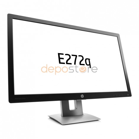 LCD HP 27" E272q; black/silver, B+;2560x1440, 1000:1, 350cd/m2, VGA, DisplayPort, HDMI, USB Hub, AG