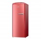Gorenje ORB153R-L A+++ egyajtós, retró hűtőszekrény, vörös színben, balos ajtónyitással
