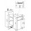 Privileg PRT 375 A+ Beépíthető Felülfagyasztós hűtőszekrény 122cm 173Liter