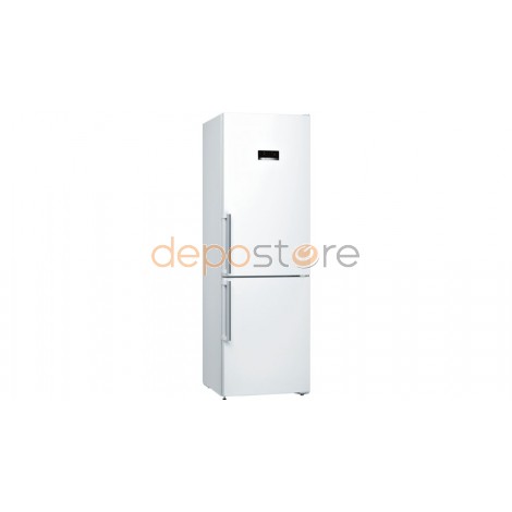 BOSCH KGN36XW35 alulfagyasztós hűtő, A++, 186 cm, No Frost