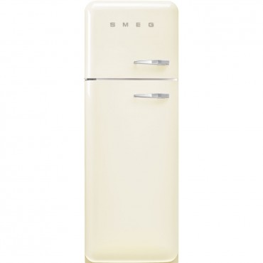 SMEG FAB30LCR5 felüfagyasztós retro hűtő, 172 cm, 222+72 liter, 0°zóna, balos, krém