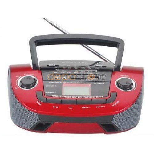 Fepe FP-201U piros Hordozható rádió