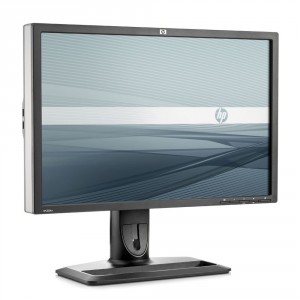 LCD HP 24'' ZR24W; black/silver, B;1920x1200, 1000:1, 400 cd/m2, VGA, DVI, DisplayPort, USB Hub, AG