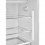 SMEG FAB28RWH5 Egyajtós hűtő retro design, 150 cm magas, 244+26 liter, jobbos, fehér