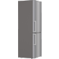 Gorenje NRK6192ES5F Alulfagyasztós Hűtőszekrény, 185 cm,  A++, NoFrost