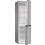 Hisense RB390N4AC2  Alulfagyasztós Hűtőszekrény Szabadonálló Szürke185 cm No Frost szépséghibás