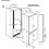 Samsung BRB260130WW beépíthető NoFrost Alulfagyasztós Hűtőszekrény