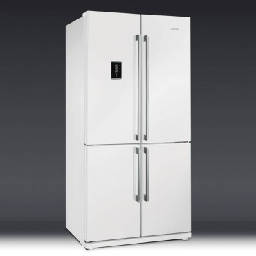 Smeg FQ60BPE amerikai típusú hűtőszekrény, fehér színben