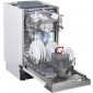 Sharp QW-HS24S472W beépíthető mosogatógép, A+++, 45 cm, 10 teríték, fehér