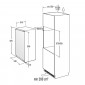 Gorenje RBI5093AW Beépíthető hűtőszekrény, A+++, 88 cm magas