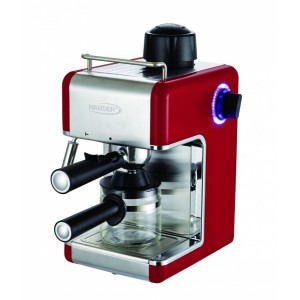 Hauser CE-929 Presszó Kávéfőző Piros 4 csésze 800W